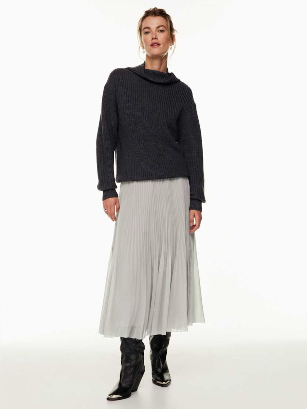 Wilfred Twirl Midi Skirt Sz M